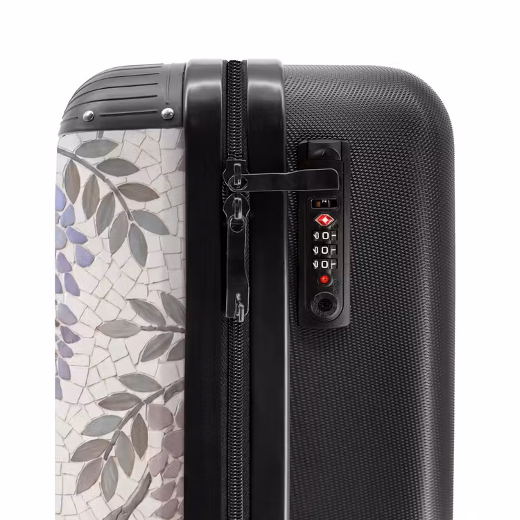 Valise - Fleurs - Mosaïque - Nature - Motif - Violet — 6