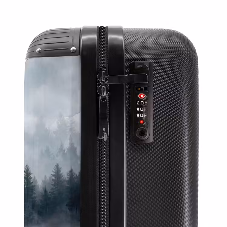 Valise - Forêt - Lac - Brouillard - Nature - Gris — 6
