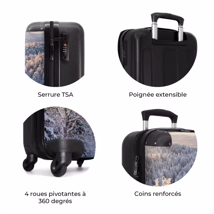 Valise - Forêt - Montagnes - Or - Hiver - Chaleur — 8