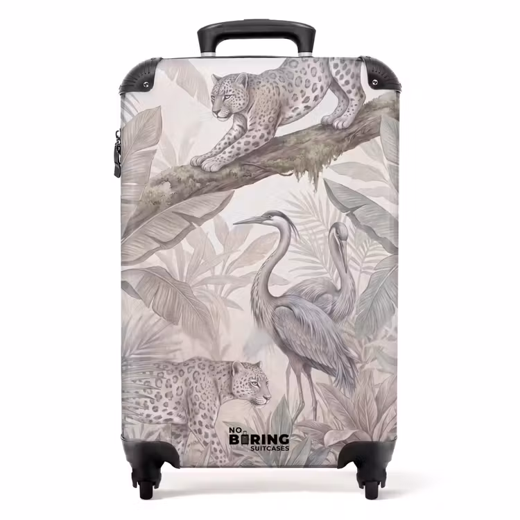 Valise - Chat - Oiseau - Jungle - Illustration - Animaux — 1