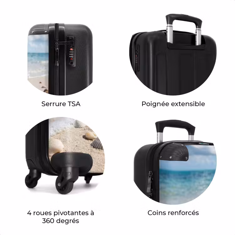Valise - Coquillages - Plage - Nature - Beige — 8