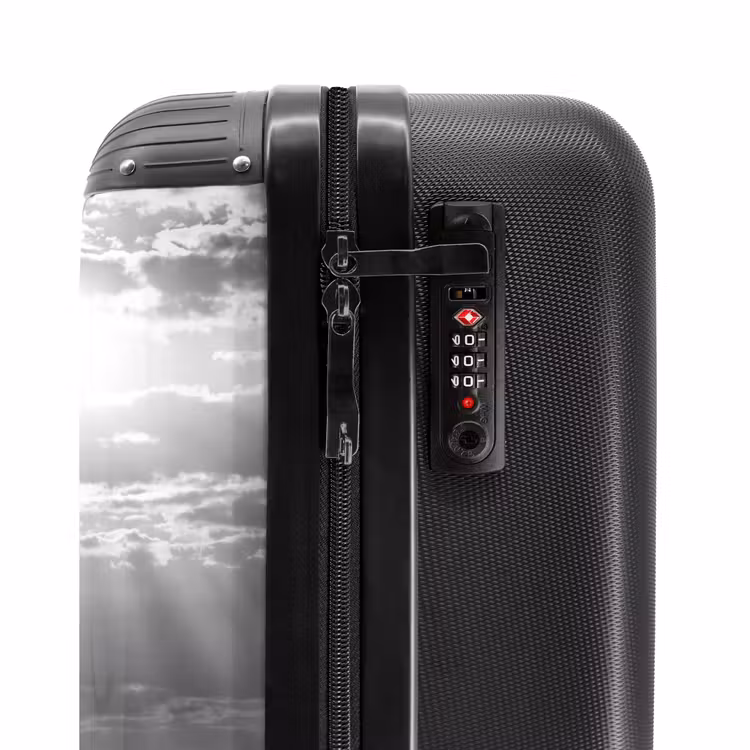 Valise - Eau - Bateau - Ciel - Nature - Noir et blanc — 6