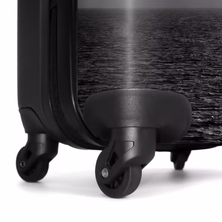 Valise - Eau - Bateau - Ciel - Nature - Noir et blanc — 7