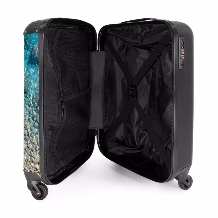 Valise - Eau - Galets - Nature - Dynamique - Turquoise — 5