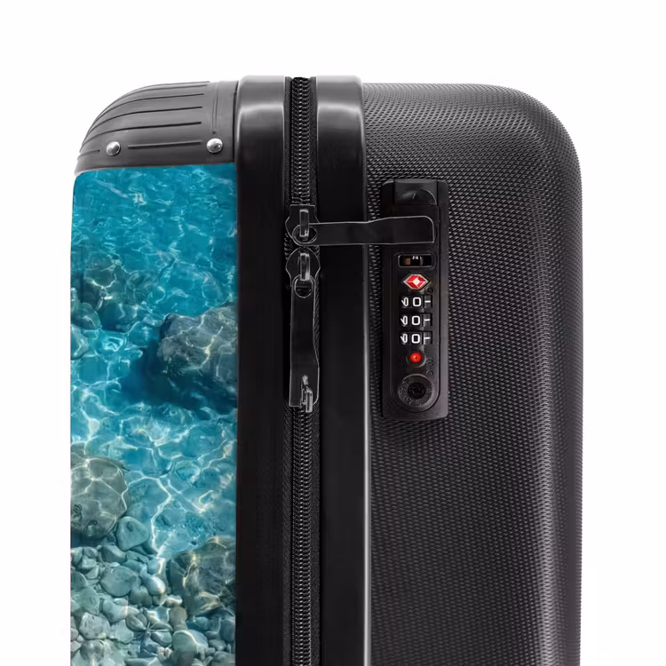Valise - Eau - Galets - Nature - Dynamique - Turquoise — 6