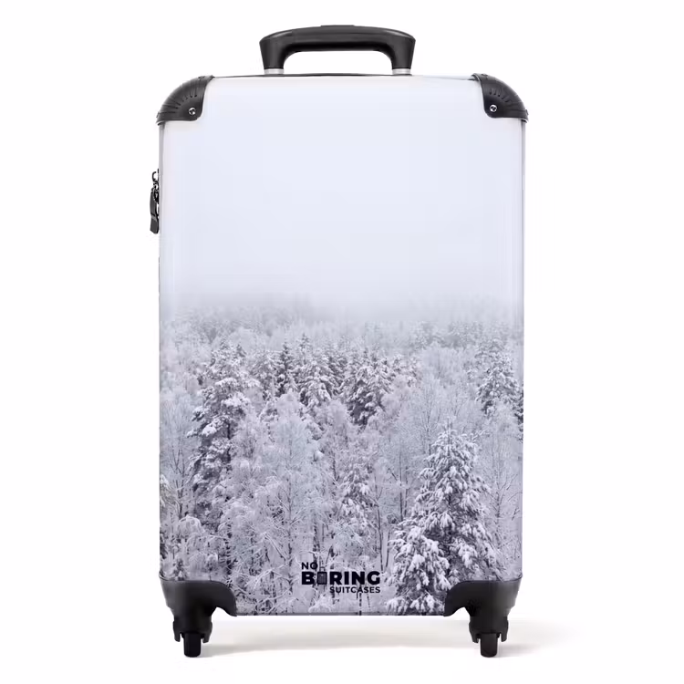 Valise - Forêt - Neige - Hiver - Nature - Blanc — 1