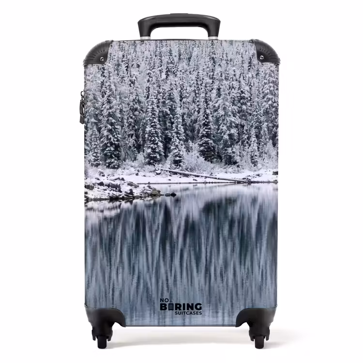 Valise - Forêt - Reflet - Lac - Hiver - Serein — 1