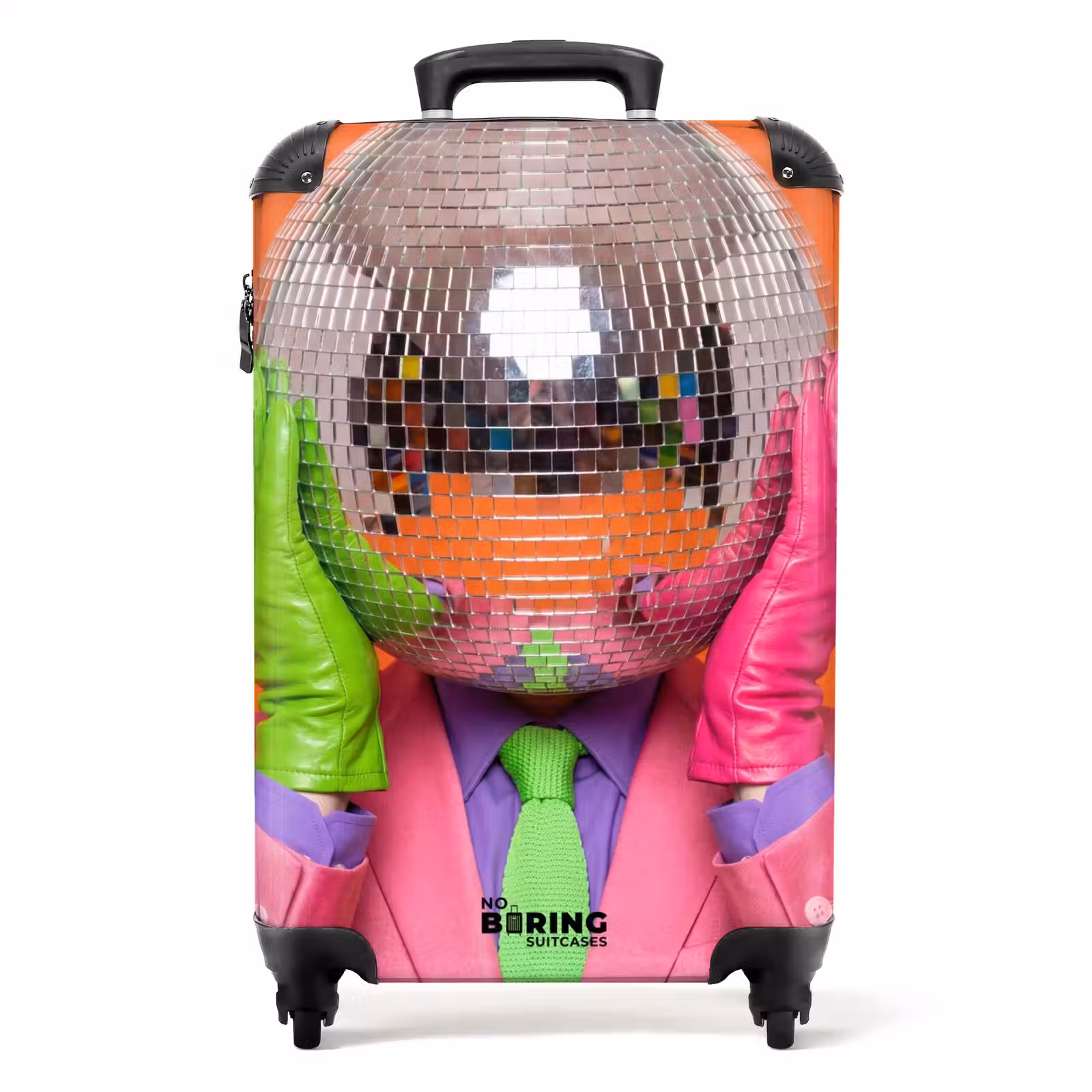 Valise - Art - Boule de discothèque - Coloré - Moderne - Studio — 1