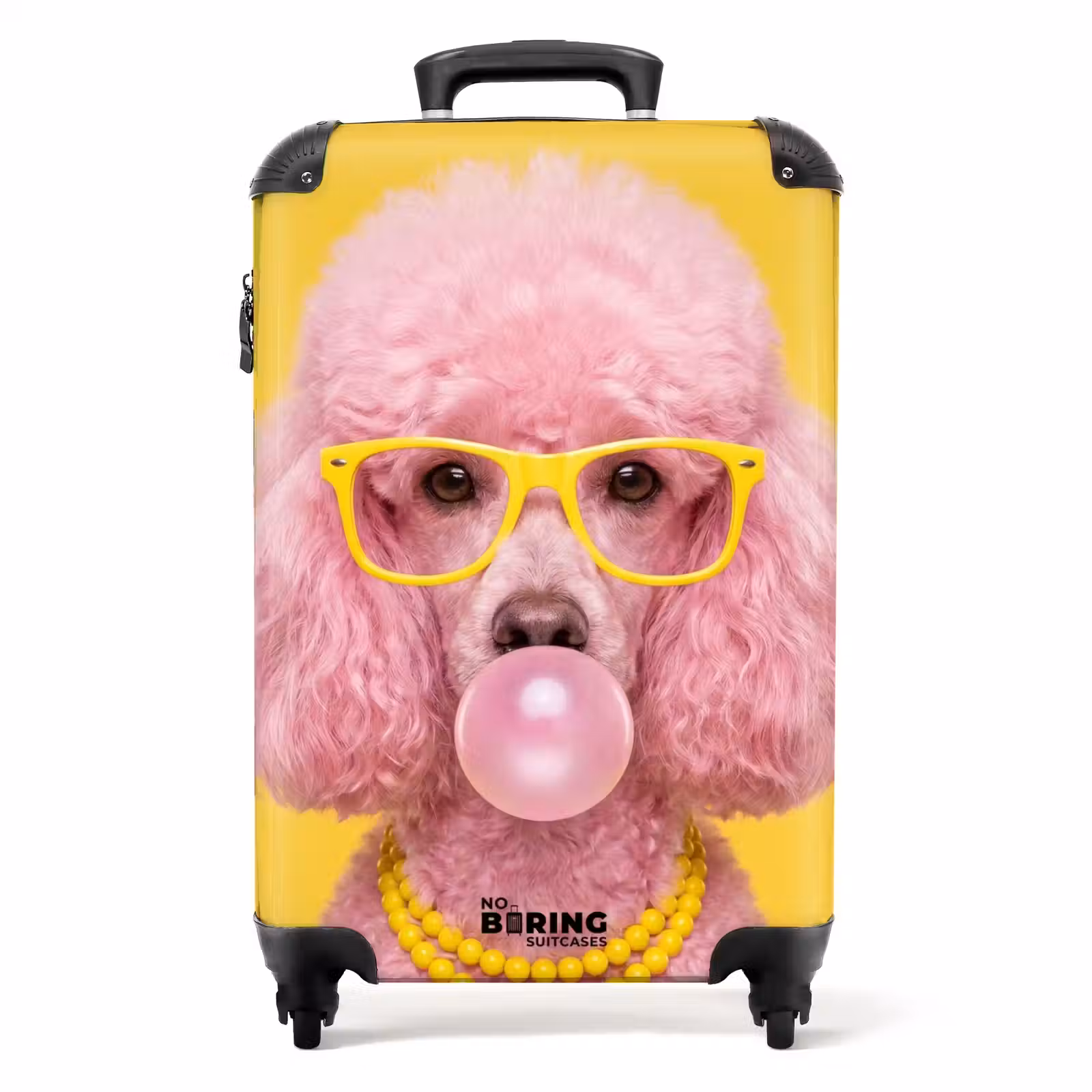 Valise - Chien - Chewing-gum - Animaux - Moderne - Rose — 1