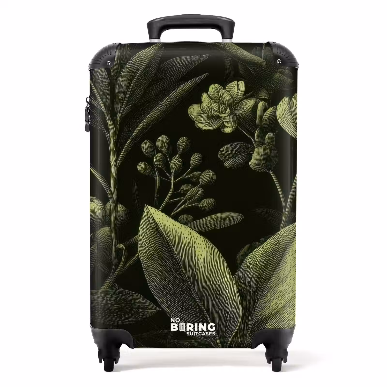 Valise - Classique - Sombre - Botanique - Végétal — 1