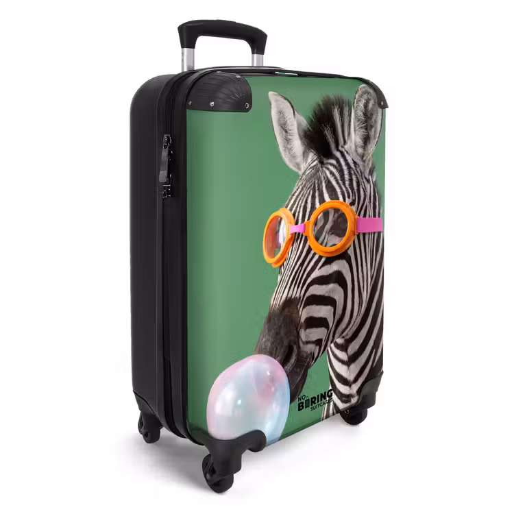 Valise - Animal - Lunettes - Cloche - Moderne - Vert — 2