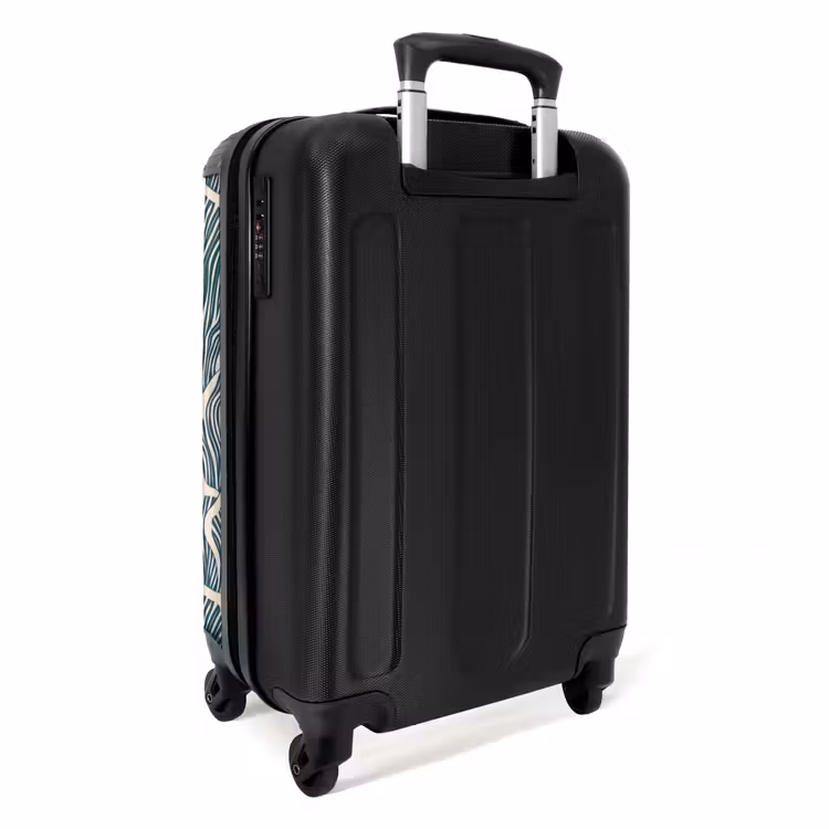 Valise - Bio - Bleu - Crème - Coquillages — 4