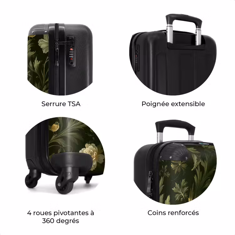 Valise - Botanique - Sans couture - Fleurs — 8