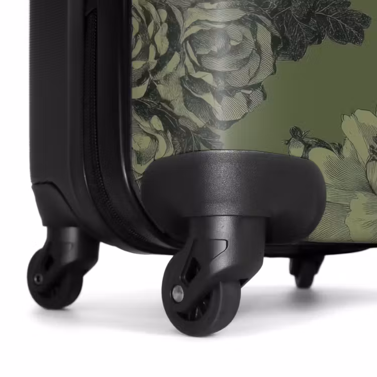 Valise - Classique - botanique - vert d'olive - fleurs — 7