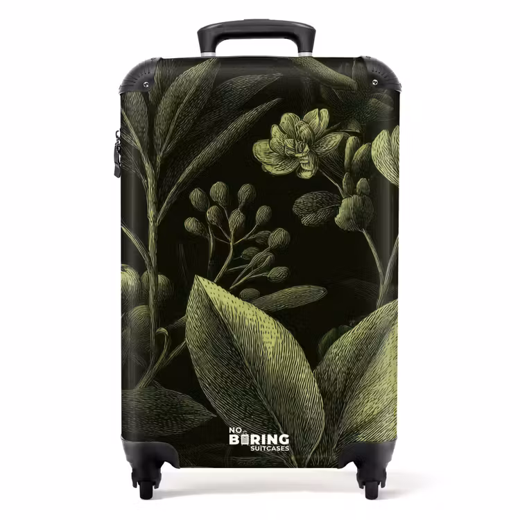 Valise - Classique - Sombre - Botanique - Végétal — 1