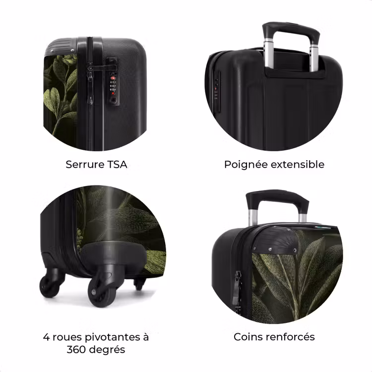 Valise - Classique - Sombre - Botanique - Végétal — 8