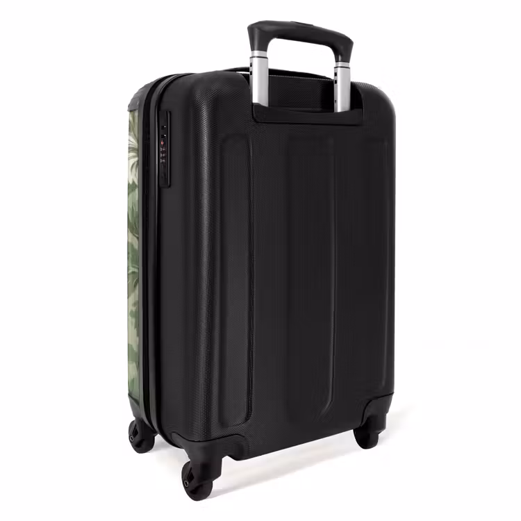 Valise - Élégant - Vert clair - Plantes - Motif - Cintré — 4