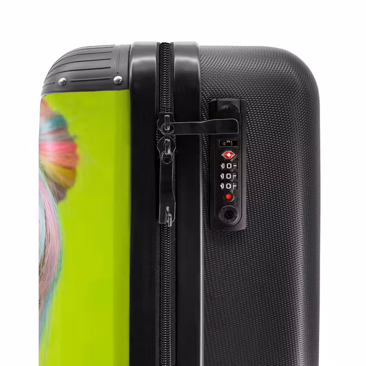 Valise - Femme - Cheveux colorés - Pop art - Moderne - Dynamique — 6