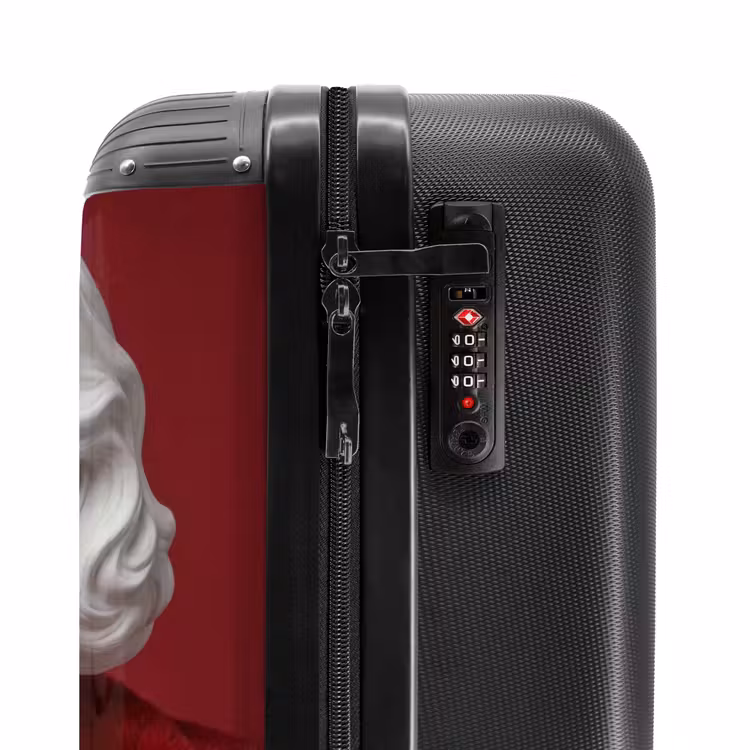 Valise - Femme - Manteau de fourrure - Mode - Classique - Rouge — 6