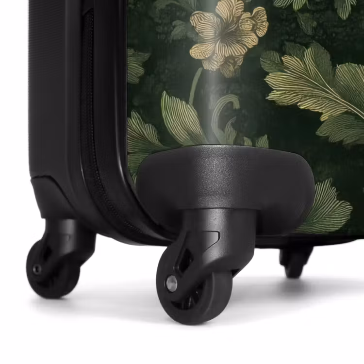 Valise - Foncé - Vert - Or - Botanique — 7