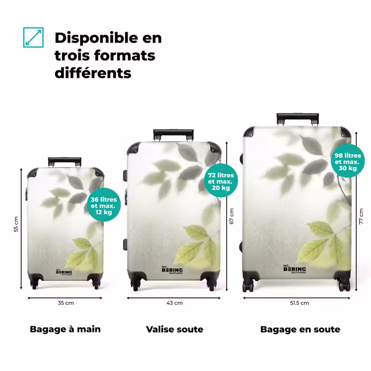 Valise - Feuille - Ombre - Nature - Abstrait - Vert — 3