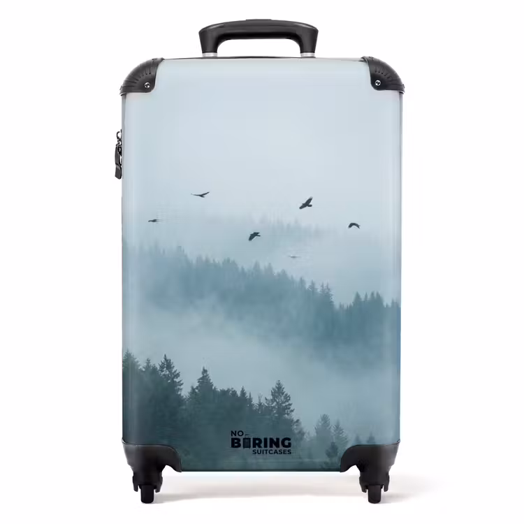 Valise - Forêt - Brouillard - Oiseaux - Nature - Vert — 1