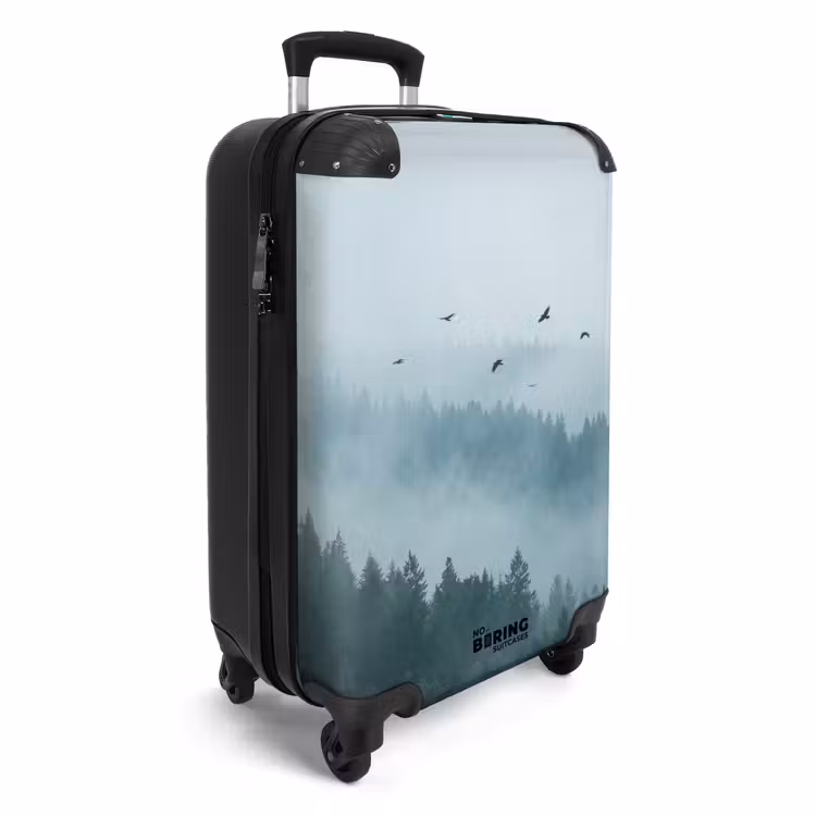 Valise - Forêt - Brouillard - Oiseaux - Nature - Vert — 2