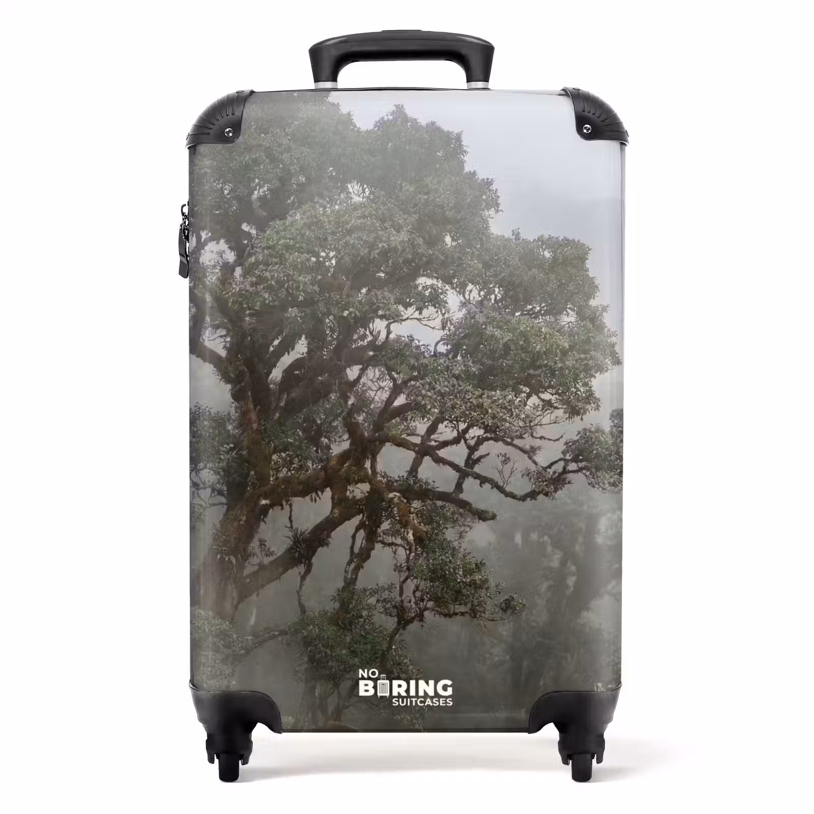 Valise - Arbre - Brume - Forêt - Vert - Nature — 1