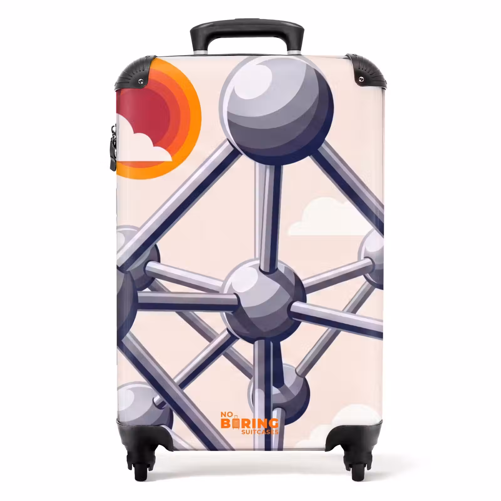 Valise - Architecture - Géométrie - Ville - Moderne - Gris — 1