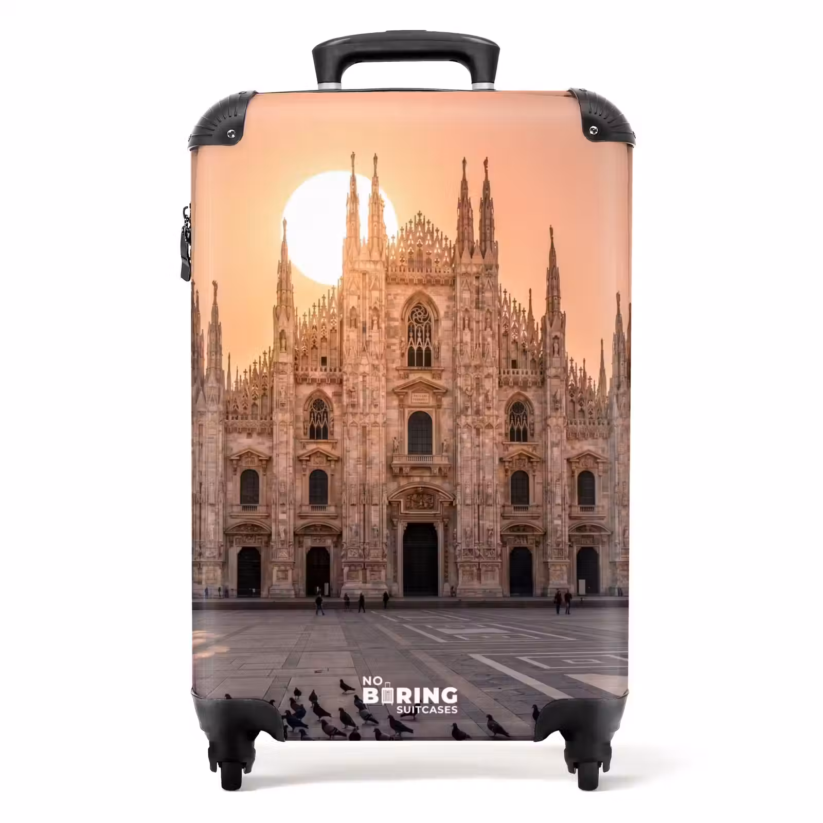 Valise - Architecture - Milan - Place - Lever du soleil - Orange — 1