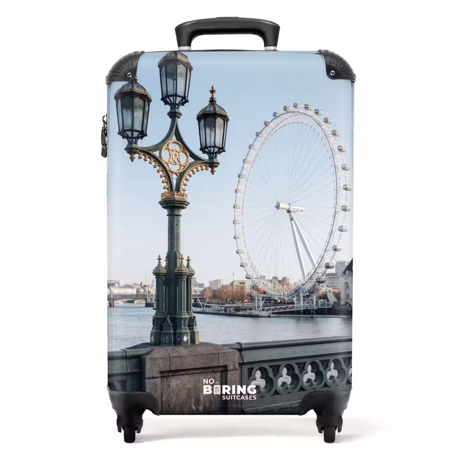 Valise - Grande roue - Londres - Ville - Architecture - Pont — 1