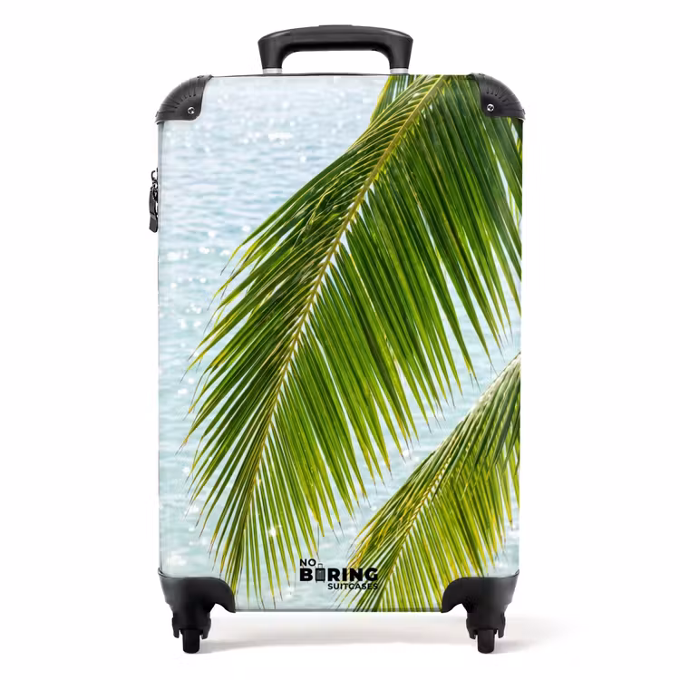 Valise - Arbre - Feuilles - Eau - Tropical - Vert — 1
