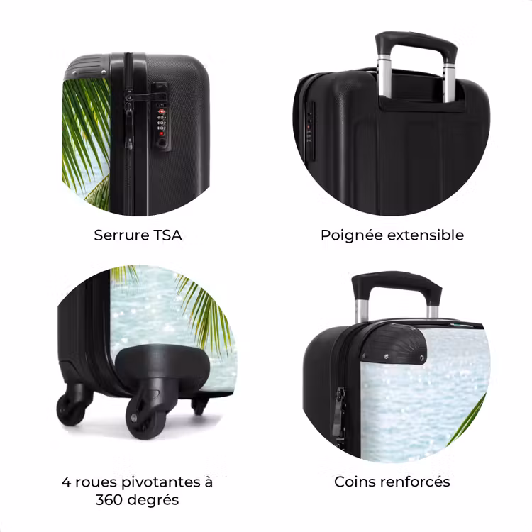 Valise - Arbre - Feuilles - Eau - Tropical - Vert — 8