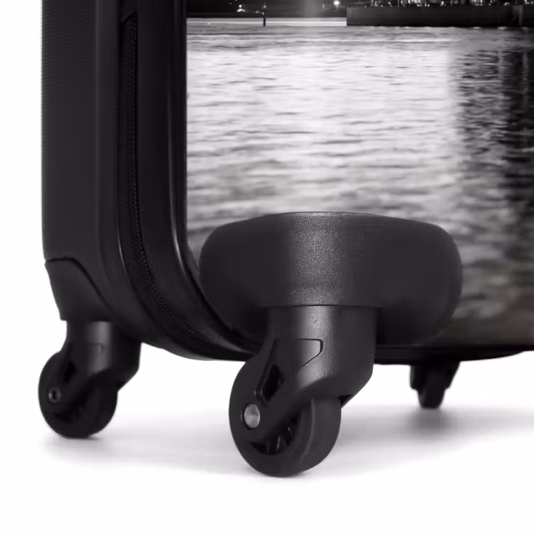 Valise - Architecture - Eau - Ville - Moderne - Noir - Blanc — 7