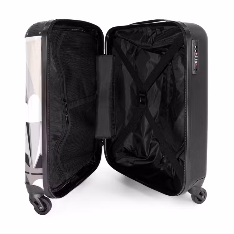 Valise - Architecture - Paysage urbain - Moderne - Gris - Orange — 5
