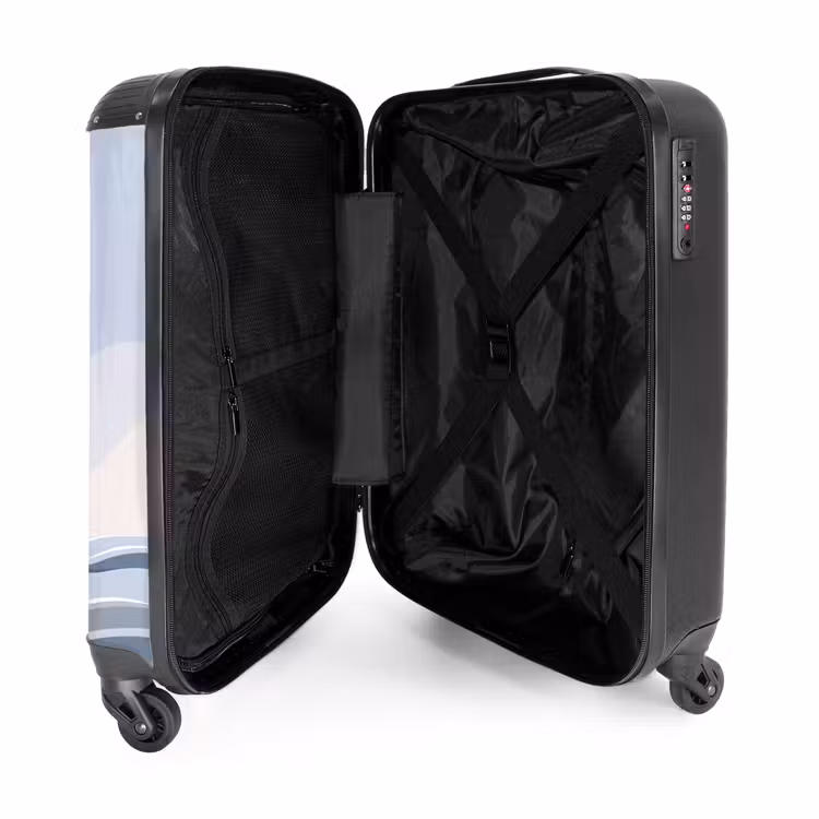 Valise - Bateau - Voile - Mer - Moderne - Beige — 5
