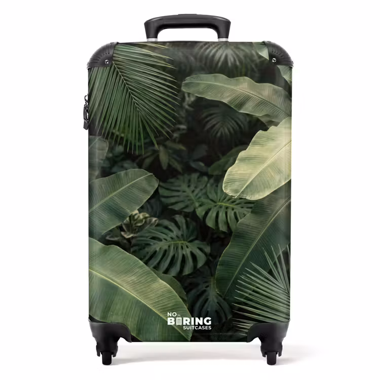Valise - Feuilles - Vert - Tropical - Nature — 1