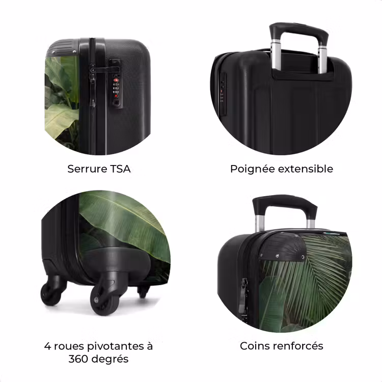 Valise - Feuilles - Vert - Tropical - Nature — 8