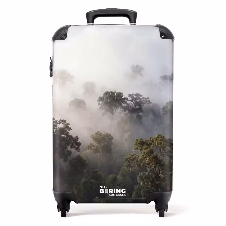 Valise - Forêt - Brouillard - Nature - Vert — 1