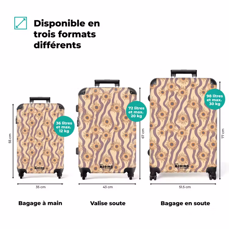 Valise - Bohemian - Vibe - Violet lavande — 1