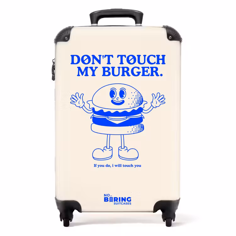 Valise - Burger - Bleu - Blanc — 1