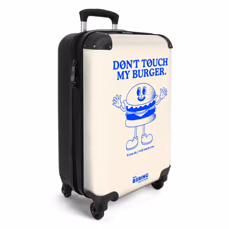 Valise - Burger - Bleu - Blanc — 2