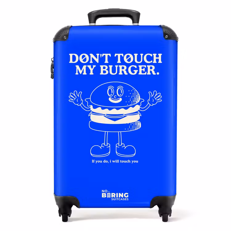 Valise - Burger - Bleu - Blanc — 1