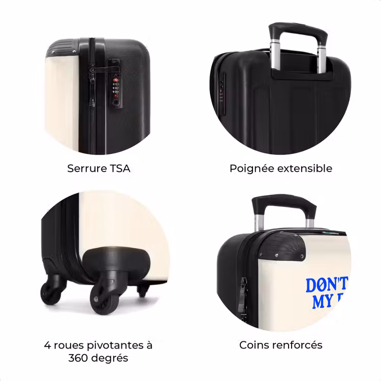 Valise - Burger - Bleu - Blanc — 8