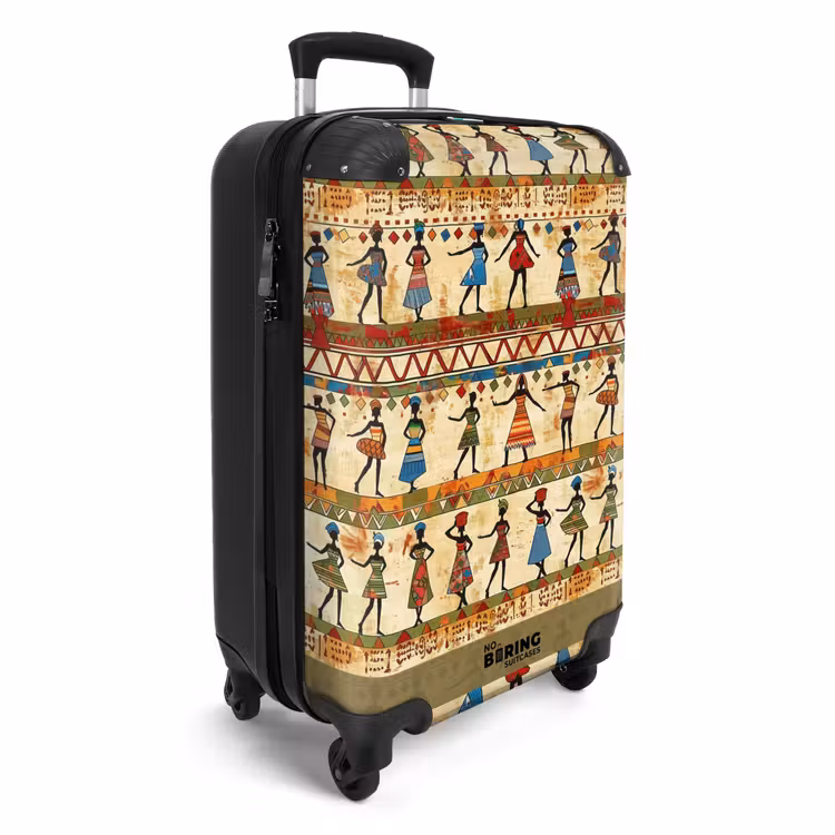 Valise - Coloré - Africain - Ethnique - Femmes dansantes - Motif — 2