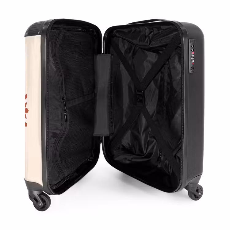 Valise - Décoration - Cercle - Symétrique - Moderne - Rouge-brun — 5