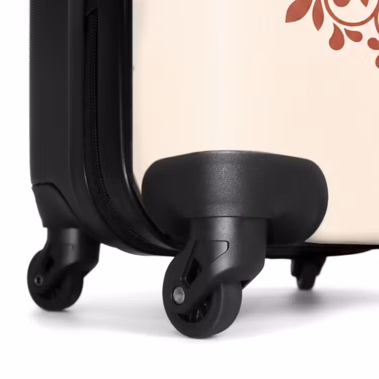 Valise - Décoration - Cercle - Symétrique - Moderne - Rouge-brun — 7