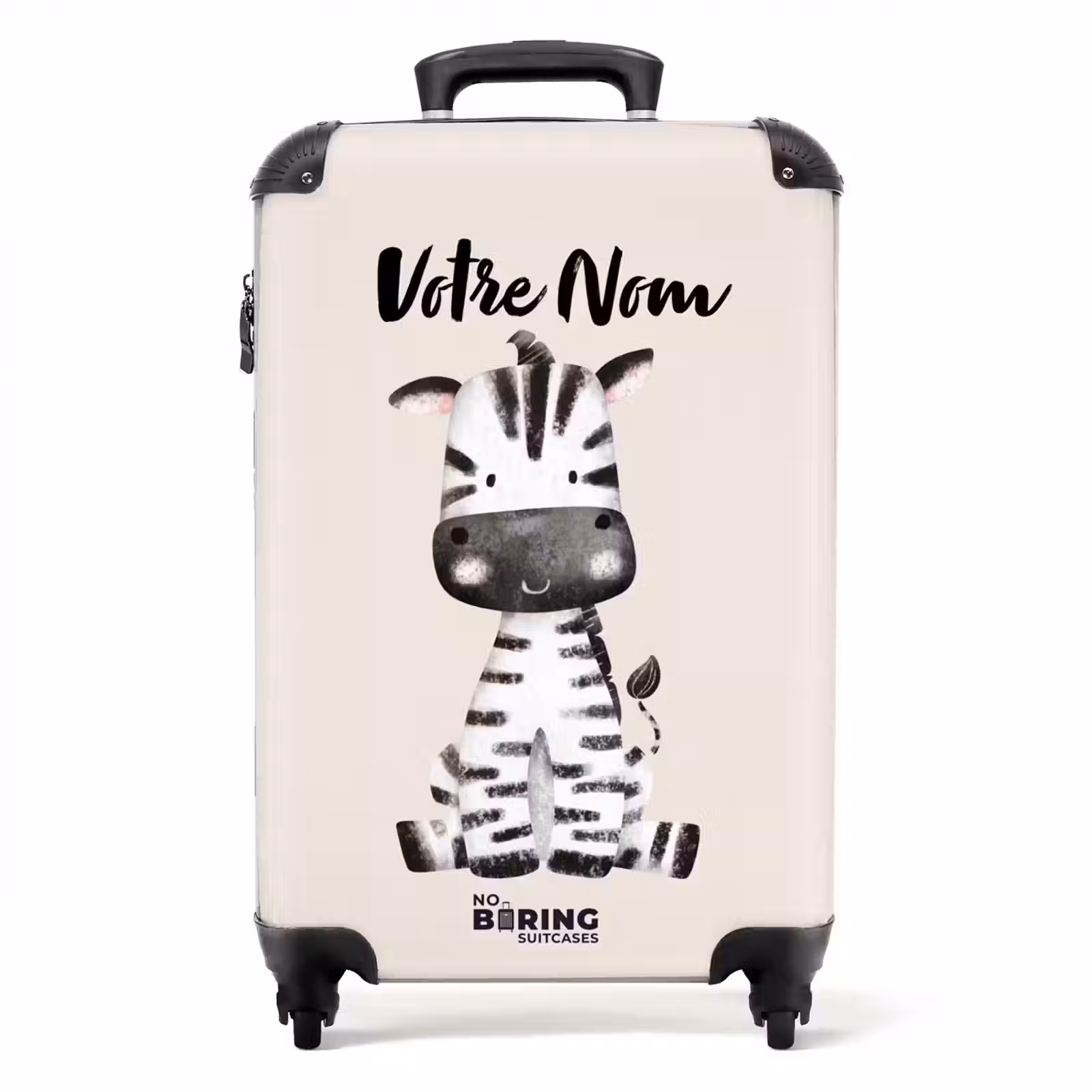 Valise avec nom - Zoé le zèbre — 1