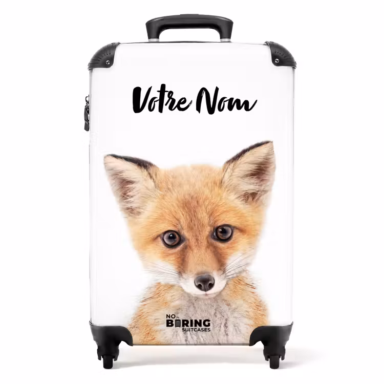 Valise avec nom - Violette le renardeau — 1