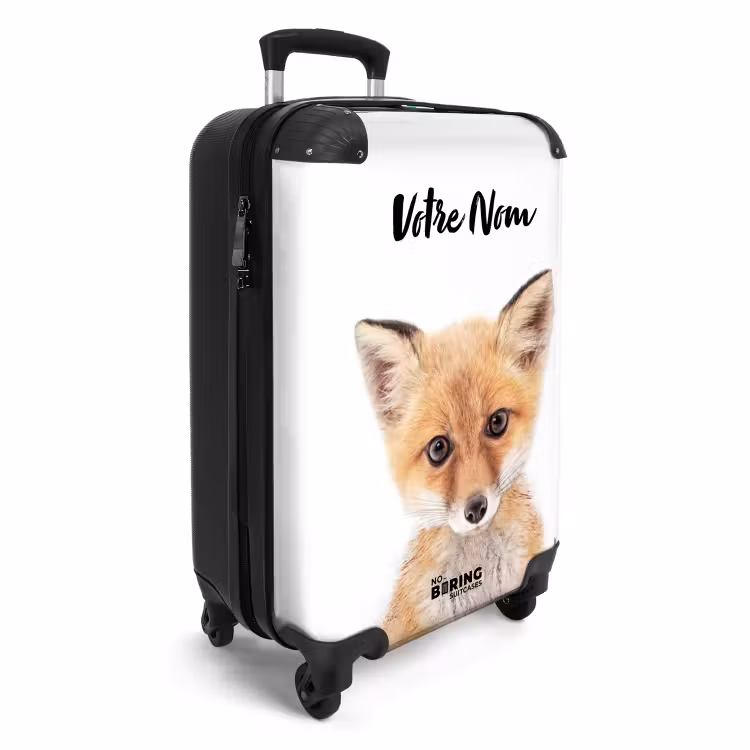 Valise avec nom - Violette le renardeau — 2